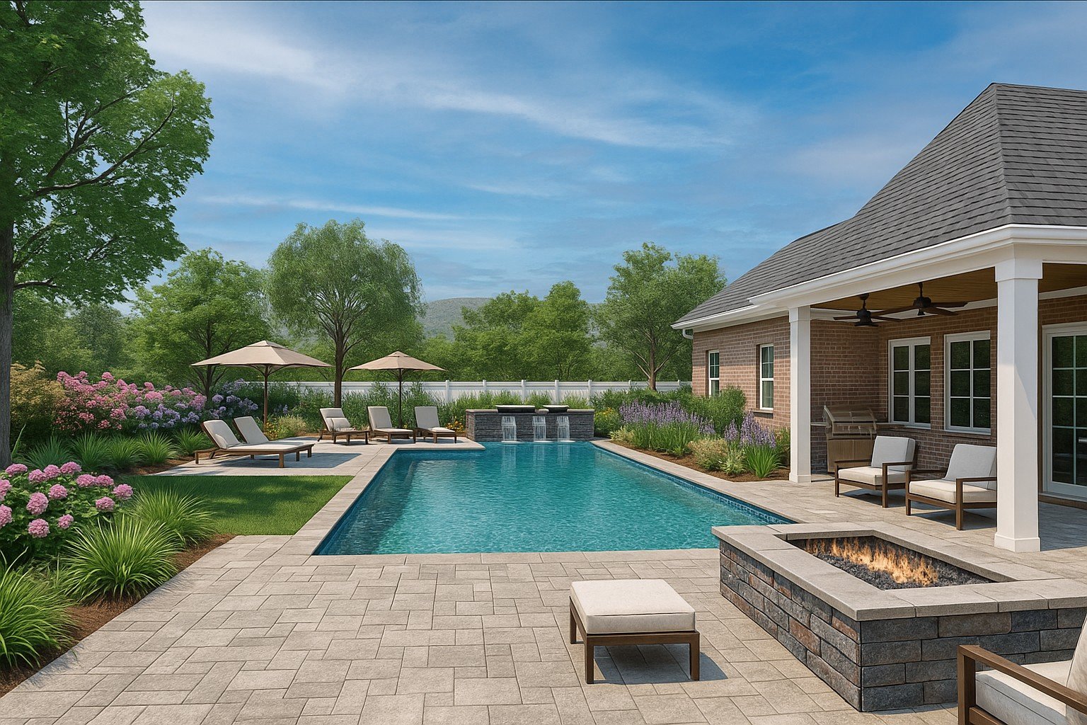 Luxury Backyard Design & 3D Renderings | Denali Designs
