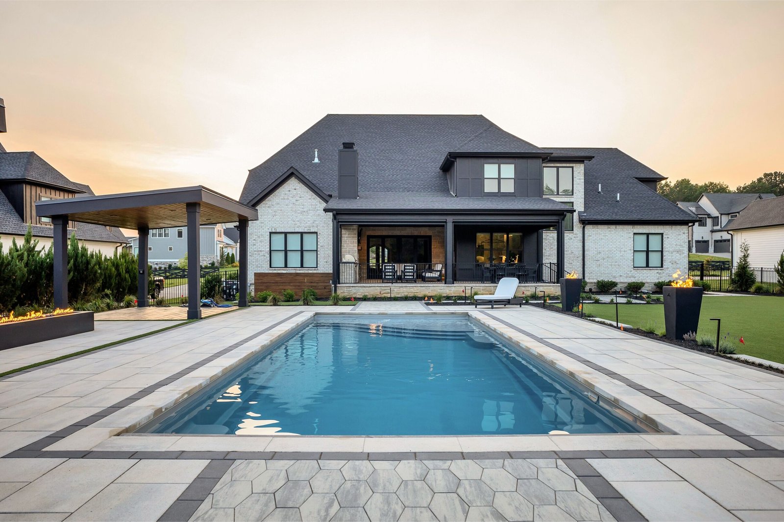Custom backyard pools designed by Denali in Nashville, TN
