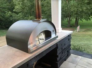 Custom outdoor kitchen Nashville with pizza oven