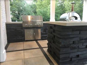 Outdoor kitchen Nashville with built-in grill