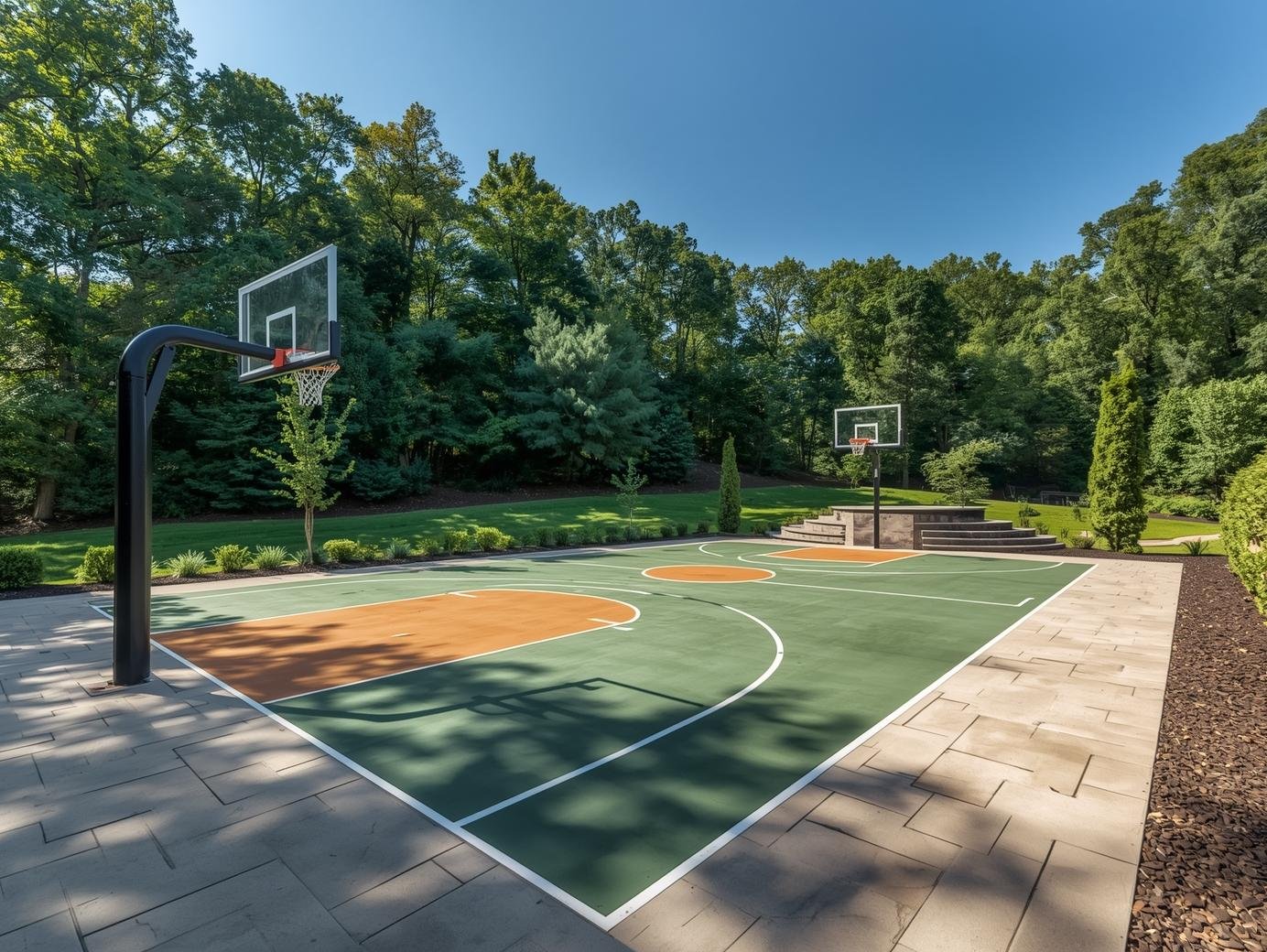 basketball court install nashville
