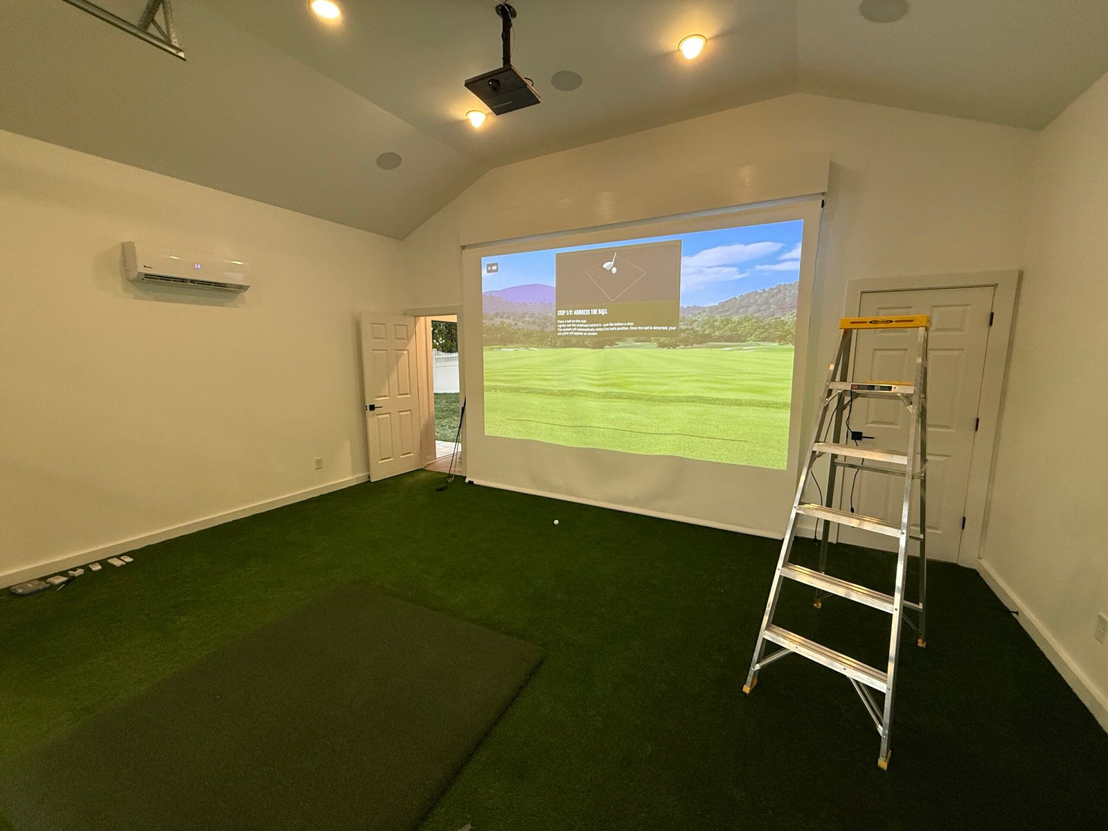 Golf simulator installation nashville
