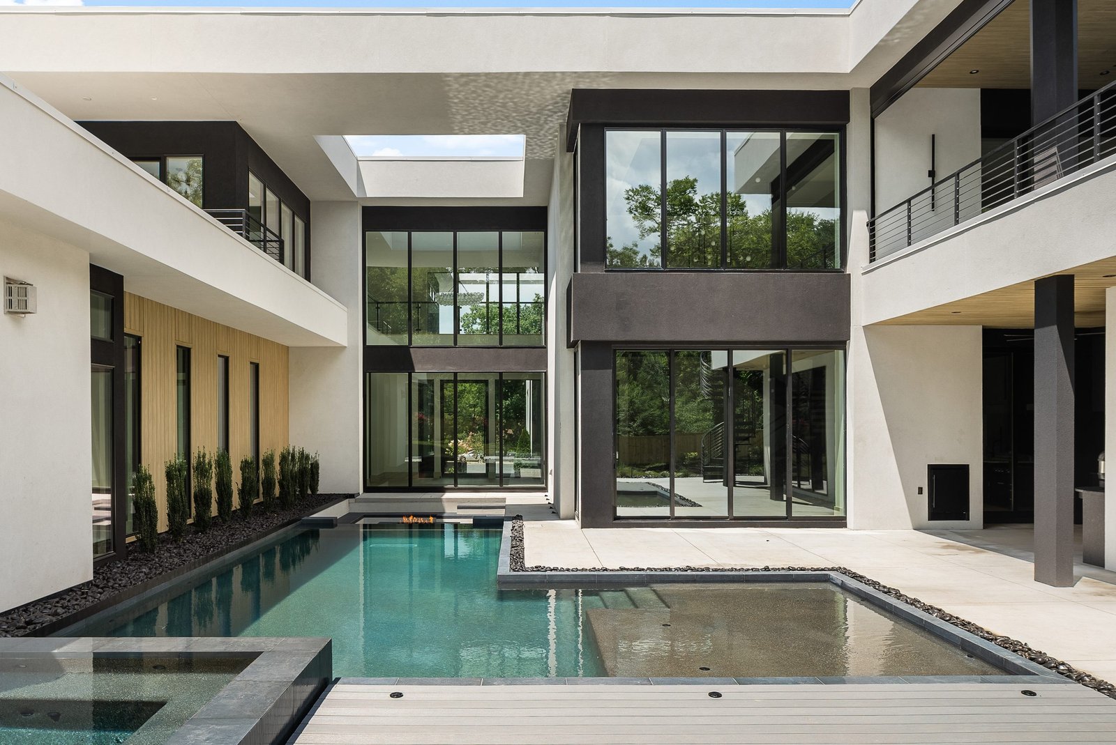 Completed Georgetown courtyard pool